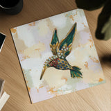 Gilded Wings II by Krystal Adams. Shown as a detailed flat fine art print, highlighting archival giclee quality. Available as an archival giclee rolled canvas, fine art paper, or poster print. SKU 104880a.