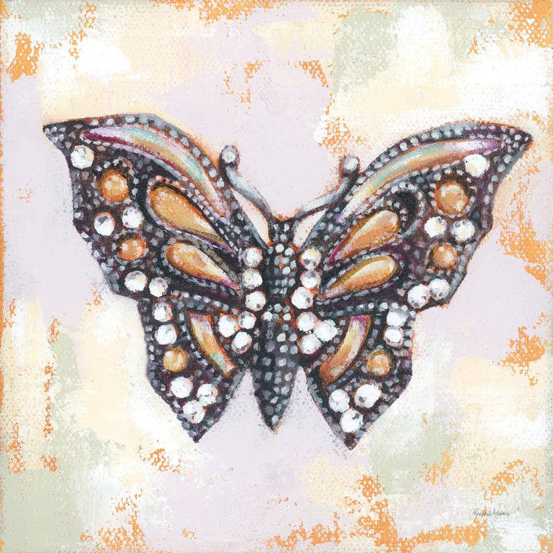 Gilded Wings III by Krystal Adams. SKU 104881a. Archival Giclee Fine art print for wall decor.
