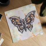 Gilded Wings III by Krystal Adams. Shown as a detailed flat fine art print, highlighting archival giclee quality. Available as an archival giclee rolled canvas, fine art paper, or poster print. SKU 104881a.