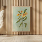 Lily Study I by Krystal Adams. shown as over sized large wall art. Available as an archival giclee rolled canvas, fine art paper, or poster print. SKU 102748h.