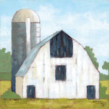 Little White Barn by Krystal Adams. SKU 102220a. Archival Giclee Fine art print for wall decor.