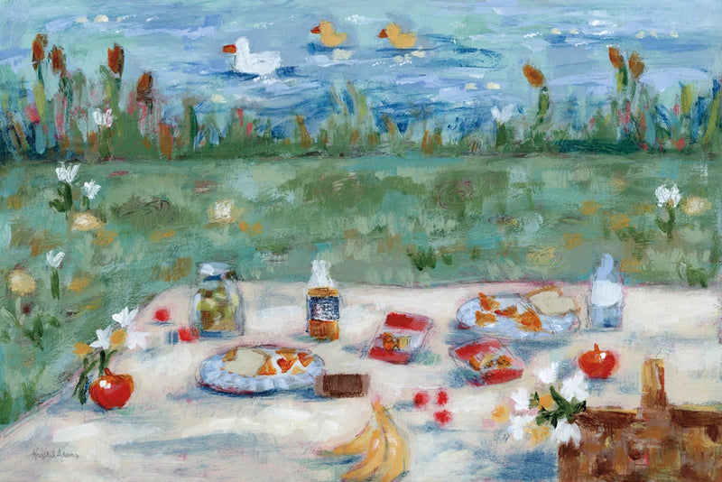 Picnic with the Ducks by Krystal Adams