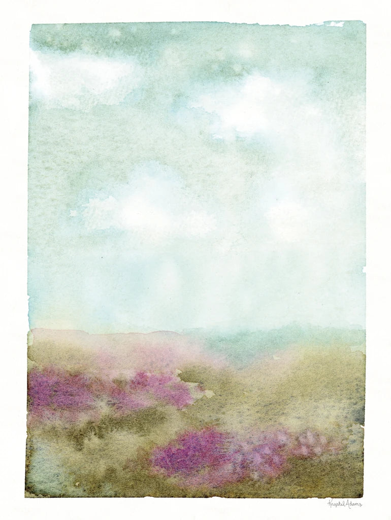 Purple Hills III by Krystal Adams