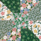 Quilted Floral III by Krystal Adams. SKU 102215a. Archival Giclee Fine art print for wall decor.