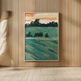 Rolling Hills I by Krystal Adams. shown as over sized large wall art. Available as an archival giclee rolled canvas, fine art paper, or poster print. SKU 103608h.