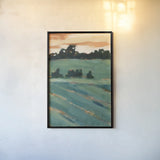 Rolling Hills I by Krystal Adams. shown as a paper print in a black flame. Available as a archival giclee rolled canvas, fine art paper, or poster print. SKU 103608h.