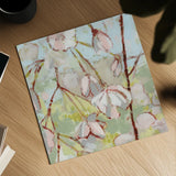 Weeping Cherry by Krystal Adams. Shown as a detailed flat fine art print, highlighting archival giclee quality. Available as an archival giclee rolled canvas, fine art paper, or poster print. SKU 103662a.