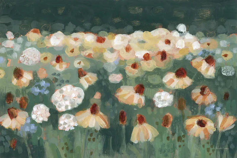 Wildflowers I by Krystal Adams. SKU 102750i. Archival Giclee Fine art print for wall decor.
