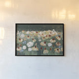Wildflowers I by Krystal Adams. shown as a paper print in a black flame. Available as a archival giclee rolled canvas, fine art paper, or poster print. SKU 102750i.