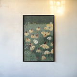 Wildflowers II by Krystal Adams. shown as a paper print in a black flame. Available as a archival giclee rolled canvas, fine art paper, or poster print. SKU 102751h.
