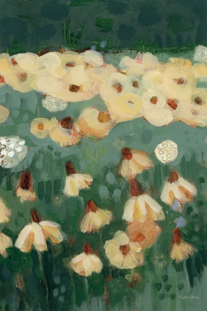 Wildflowers III by Krystal Adams. SKU 102752h. Archival Giclee Fine art print for wall decor.