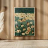 Wildflowers III by Krystal Adams. shown as over sized large wall art. Available as an archival giclee rolled canvas, fine art paper, or poster print. SKU 102752h.