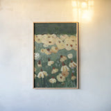 Wildflowers III by Krystal Adams. shown as a paper print in a natural frame. Available as a archival giclee rolled canvas, fine art paper, or poster print. SKU 102752h.
