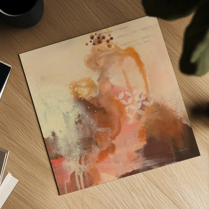 Abstract Layers II by Laura Horn. Shown as a detailed flat fine art print, highlighting archival giclee quality. Available as an archival giclee rolled canvas, fine art paper, or poster print. SKU 73161a.