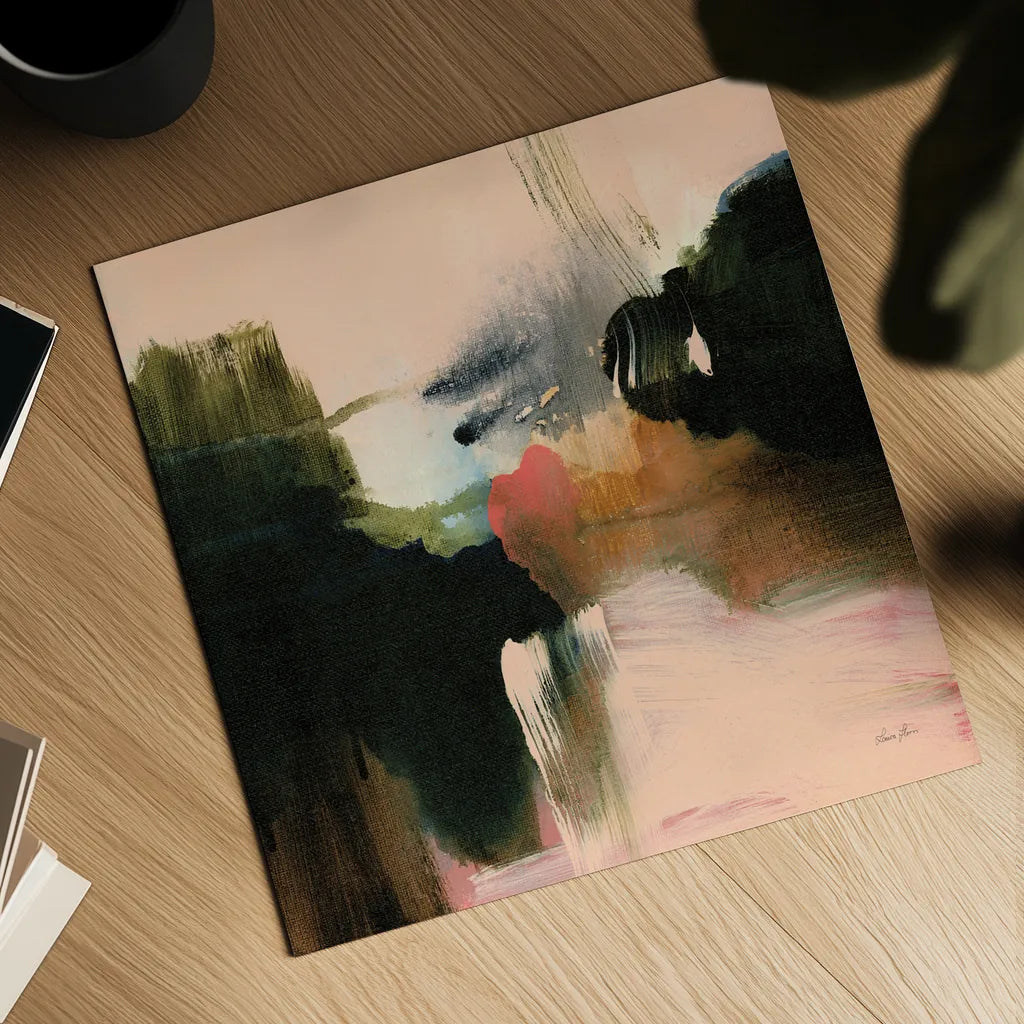 Deep Creek by Laura Horn. Shown as a detailed flat fine art print, highlighting archival giclee quality. Available as an archival giclee rolled canvas, fine art paper, or poster print. SKU 73356a.