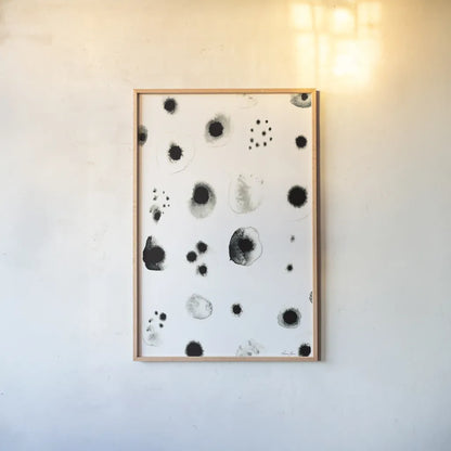 Delicate by Laura Horn. shown as a paper print in a natural frame. Available as a archival giclee rolled canvas, fine art paper, or poster print. SKU 73361h.