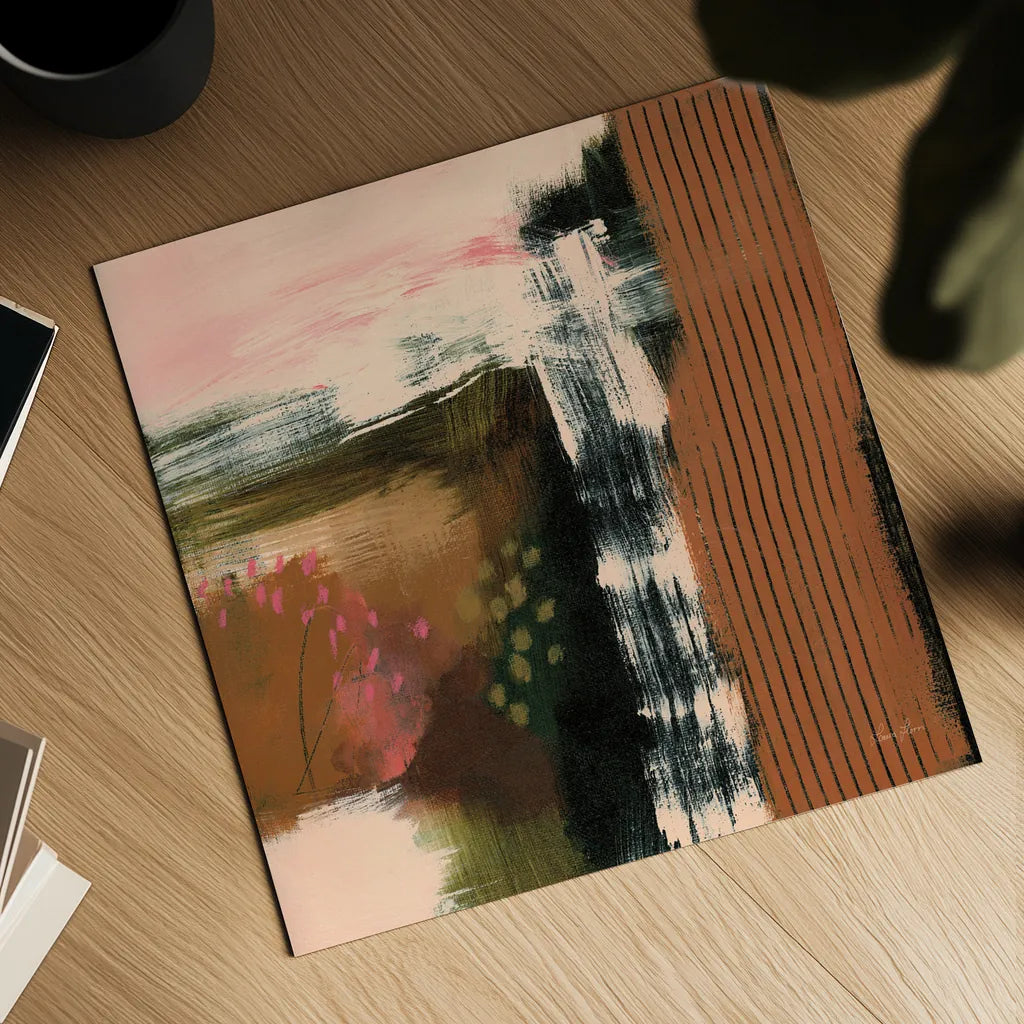 Embankment by Laura Horn. Shown as a detailed flat fine art print, highlighting archival giclee quality. Available as an archival giclee rolled canvas, fine art paper, or poster print. SKU 73357a.