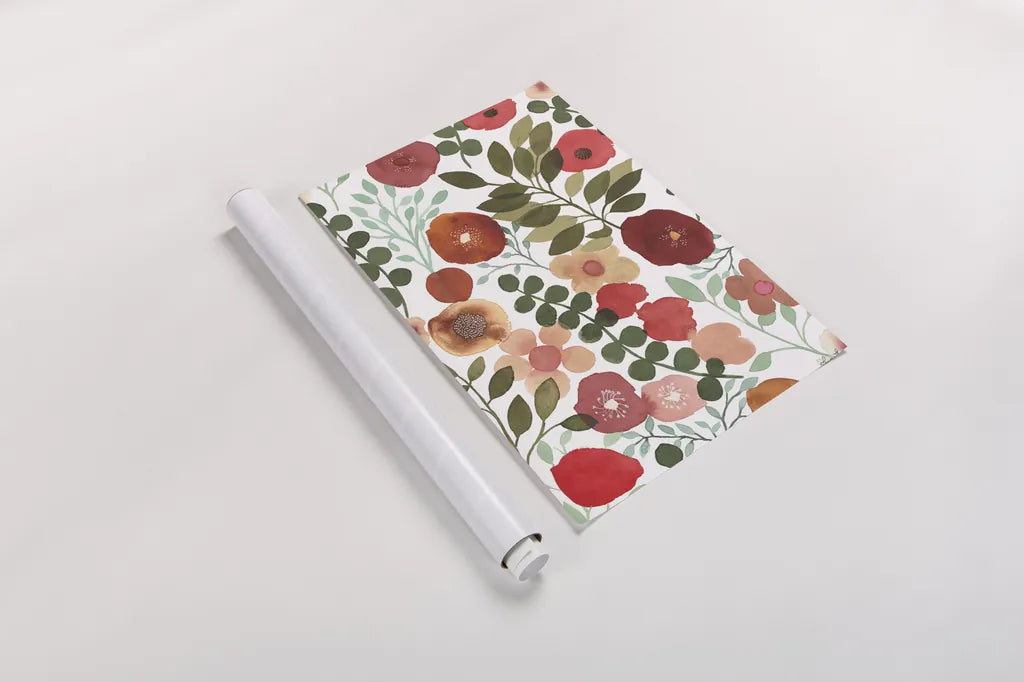 Garden Dance II by Laura Horn. shown as a rolled paper print. Available as archival giclee rolled canvas, fine art paper, or poster print. SKU 72215h.