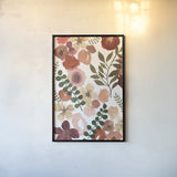 Garden Dance III by Laura Horn. shown as a paper print in a black flame. Available as a archival giclee rolled canvas, fine art paper, or poster print. SKU 72216h.