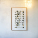 Grounded by Laura Horn. shown as a paper print in a natural frame. Available as a archival giclee rolled canvas, fine art paper, or poster print. SKU 73366h.