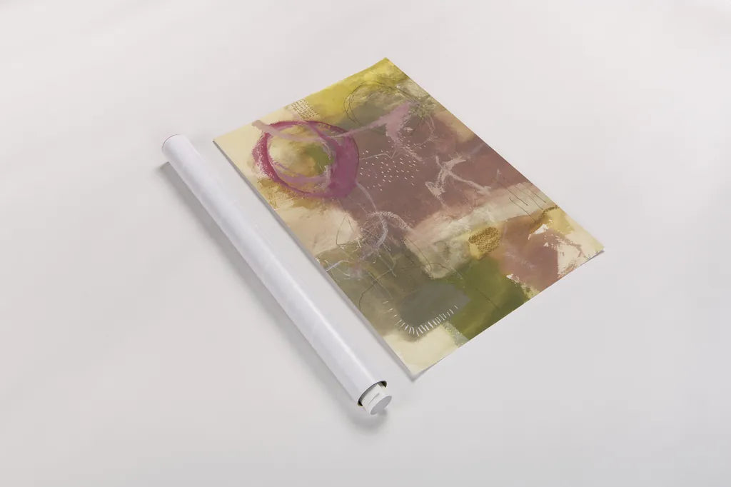 Lemon Season by Laura Horn. shown as a rolled paper print. Available as archival giclee rolled canvas, fine art paper, or poster print. SKU 91641h.