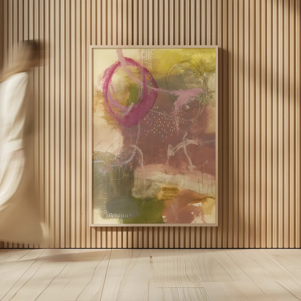 Lemon Season by Laura Horn. shown as over sized large wall art. Available as an archival giclee rolled canvas, fine art paper, or poster print. SKU 91641h.