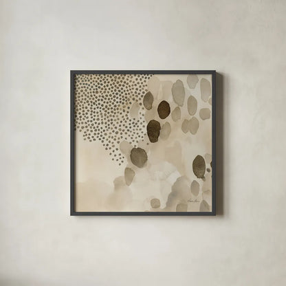 Natural Abstract II Crop I by Laura Horn. Shown in a sleek black glass frame for a contemporary gallery look. Available as an archival giclee rolled canvas, fine art paper, or poster print. SKU 72825a.