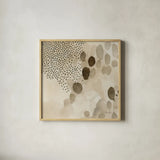 Natural Abstract II Crop I by Laura Horn. Shown in a natural wood glass frame for a timeless modern aesthetic. Available as an archival giclee rolled canvas, fine art paper, or poster print. SKU 72825a.