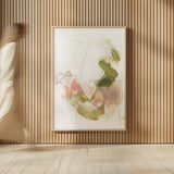 Palette of Spring I by Laura Horn. shown as over sized large wall art. Available as an archival giclee rolled canvas, fine art paper, or poster print. SKU 73170h.