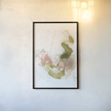 Palette of Spring I by Laura Horn. shown as a paper print in a black flame. Available as a archival giclee rolled canvas, fine art paper, or poster print. SKU 73170h.