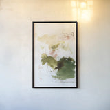 Palette of Spring II by Laura Horn. shown as a paper print in a black flame. Available as a archival giclee rolled canvas, fine art paper, or poster print. SKU 73171h.