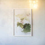 Palette of Spring II by Laura Horn. shown as a paper print in a white frame. Available as a archival giclee rolled canvas, fine art paper, or poster print. SKU 73171h.