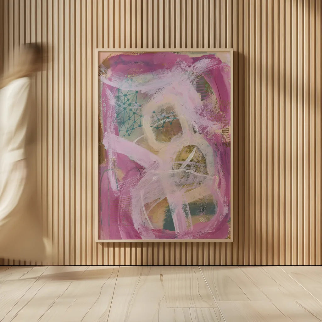 Picnic Spot by Laura Horn. shown as over sized large wall art. Available as an archival giclee rolled canvas, fine art paper, or poster print. SKU 91643h.