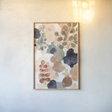Serene Nature IV by Laura Horn. shown as a paper print in a natural frame. Available as a archival giclee rolled canvas, fine art paper, or poster print. SKU 74583h.