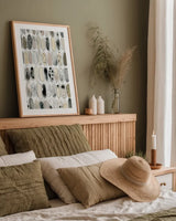 Spirited by Laura Horn. shown as a paper print in a natural frame. Available as a archival giclee rolled canvas, fine art paper, or poster print. SKU 73368h.