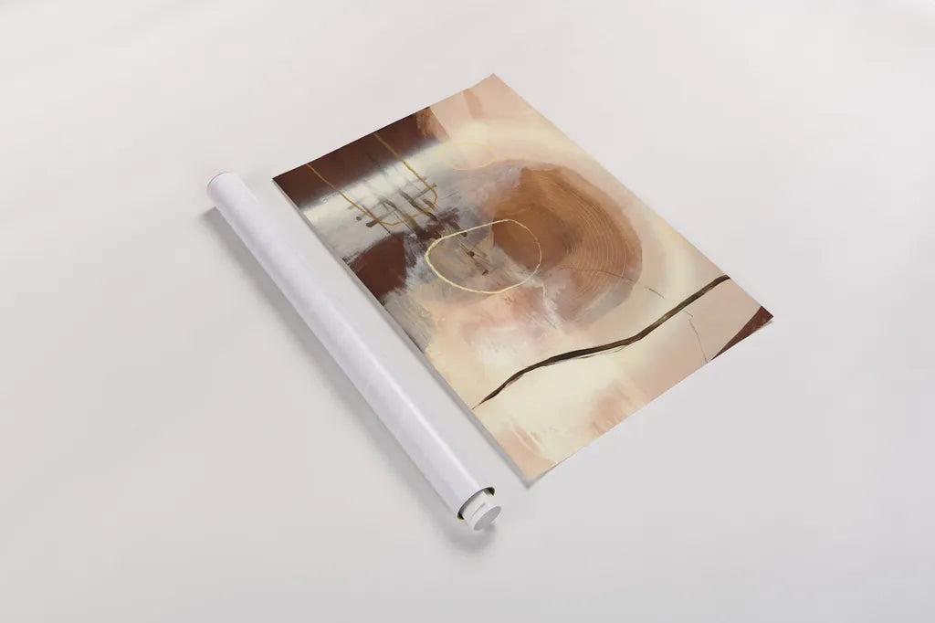 Sticks and Stones by Laura Horn. shown as a rolled paper print. Available as archival giclee rolled canvas, fine art paper, or poster print. SKU 73345h.