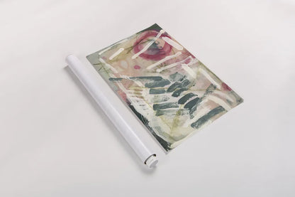 Strawberry Fields by Laura Horn. shown as a rolled paper print. Available as archival giclee rolled canvas, fine art paper, or poster print. SKU 91640h.