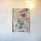 Strawberry Fields by Laura Horn. shown as a paper print in a white frame. Available as a archival giclee rolled canvas, fine art paper, or poster print. SKU 91640h.