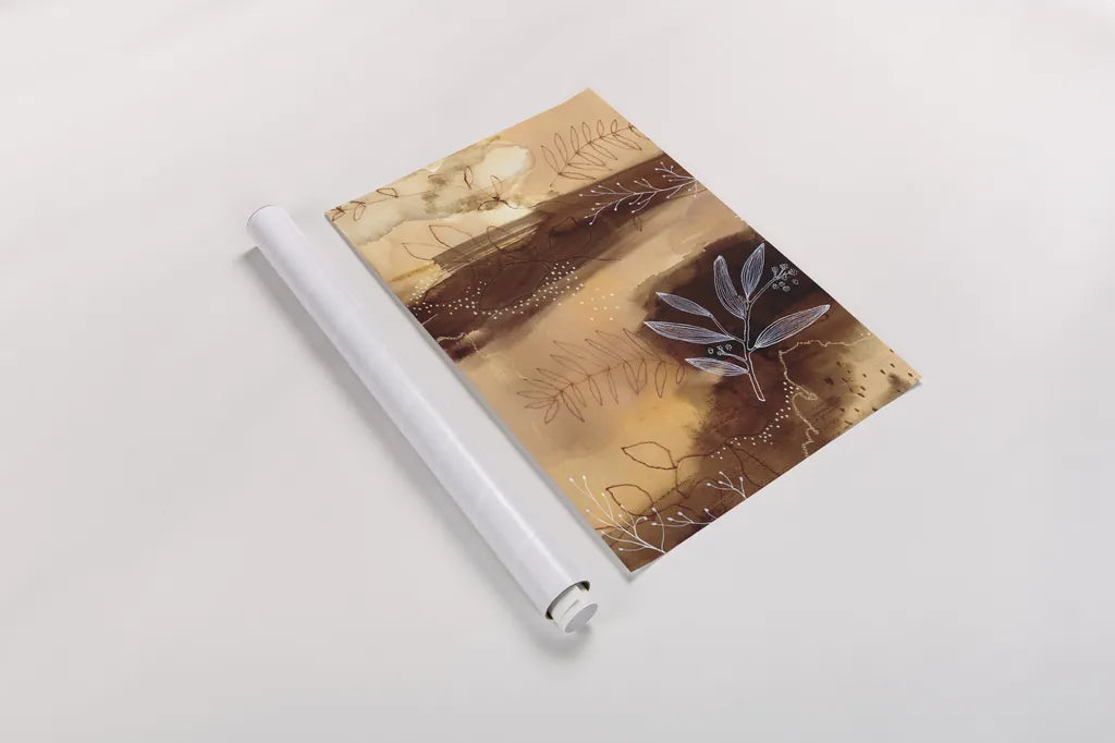 Subtle Autumn by Laura Horn. shown as a rolled paper print. Available as archival giclee rolled canvas, fine art paper, or poster print. SKU 78526h.