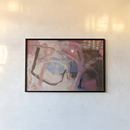 Tangled Trees by Laura Horn. shown as a paper print in a black flame. Available as a archival giclee rolled canvas, fine art paper, or poster print. SKU 91638i.