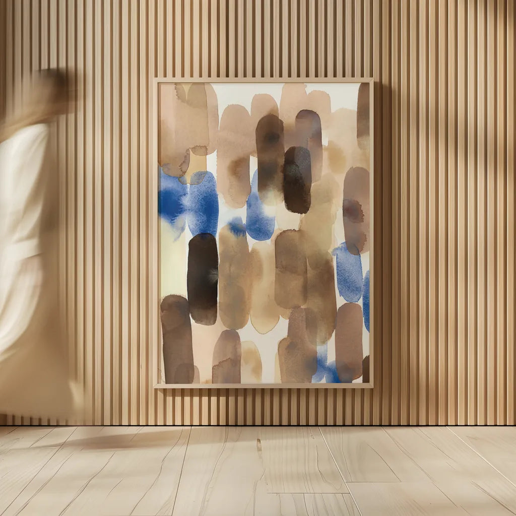 Tempo by Laura Horn. shown as over sized large wall art. Available as an archival giclee rolled canvas, fine art paper, or poster print. SKU 78527h.