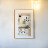 Tender by Laura Horn. shown as a paper print in a natural frame. Available as a archival giclee rolled canvas, fine art paper, or poster print. SKU 73369h.