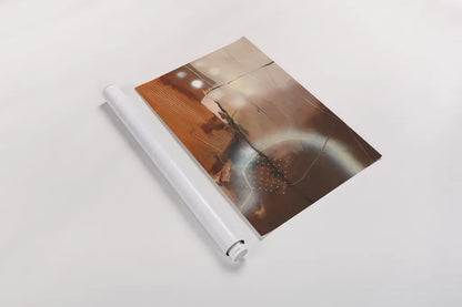 Walking in the Woods by Laura Horn. shown as a rolled paper print. Available as archival giclee rolled canvas, fine art paper, or poster print. SKU 73346h.