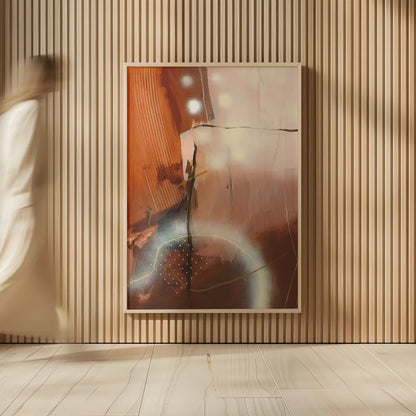 Walking in the Woods by Laura Horn. shown as over sized large wall art. Available as an archival giclee rolled canvas, fine art paper, or poster print. SKU 73346h.