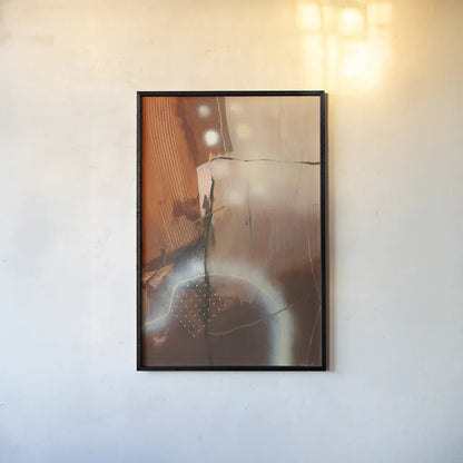 Walking in the Woods by Laura Horn. shown as a paper print in a black flame. Available as a archival giclee rolled canvas, fine art paper, or poster print. SKU 73346h.