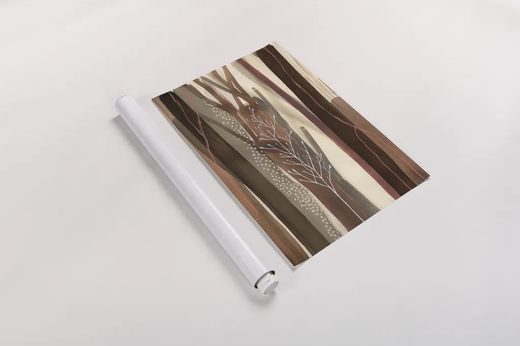 Woodland Awakening by Laura Horn. shown as a rolled paper print. Available as archival giclee rolled canvas, fine art paper, or poster print. SKU 78529h.