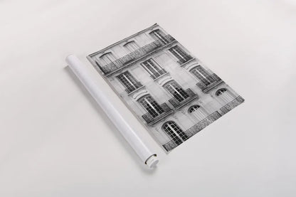 Across the Street I by Laura Marshall. shown as a rolled paper print. Available as archival giclee rolled canvas, fine art paper, or poster print. SKU 21914h.