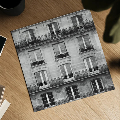 Across the Street II Crop by Laura Marshall. Shown as a detailed flat fine art print, highlighting archival giclee quality. Available as an archival giclee rolled canvas, fine art paper, or poster print. SKU 21915a.