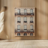 Across the Street II Neutral by Laura Marshall. shown as over sized large wall art. Available as an archival giclee rolled canvas, fine art paper, or poster print. SKU 53121h.
