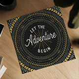 Adventure Together I by Laura Marshall. Shown as a detailed flat fine art print, highlighting archival giclee quality. Available as an archival giclee rolled canvas, fine art paper, or poster print. SKU 29832a.
